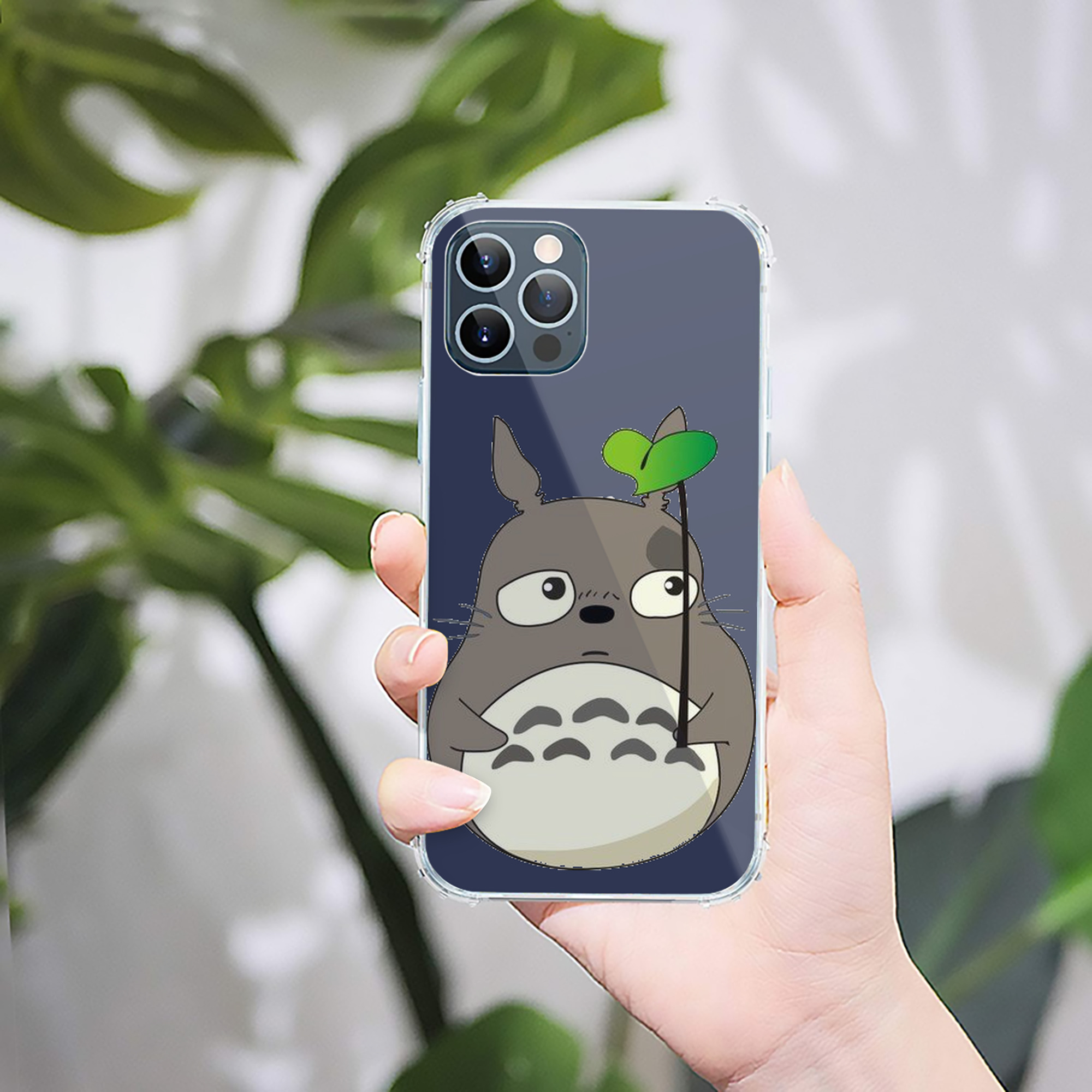（画像用） となりのトトロ 草壁メイ 草壁サツキ My Neighbor Totoro Satsuki Kusakabe Mei Kusakabe 【iPhone 12シリーズ対応】透明スマホケース（クリアソフトケース）